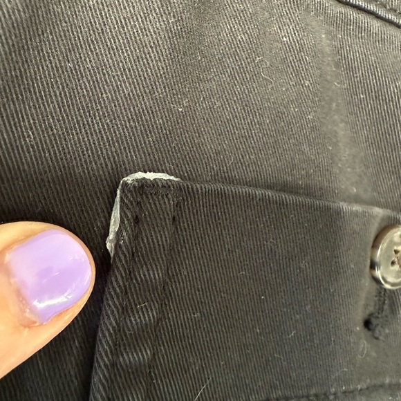 J. Crew Petite Sailor Wide Leg Crop Black Pants Size 27P Style B6639 - Picture 9 of 16